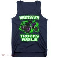 Awesome Monster Trucks Rule Tank Top thumb 0