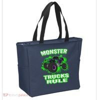 Awesome Monster Trucks Rule Tote Bag thumb 2