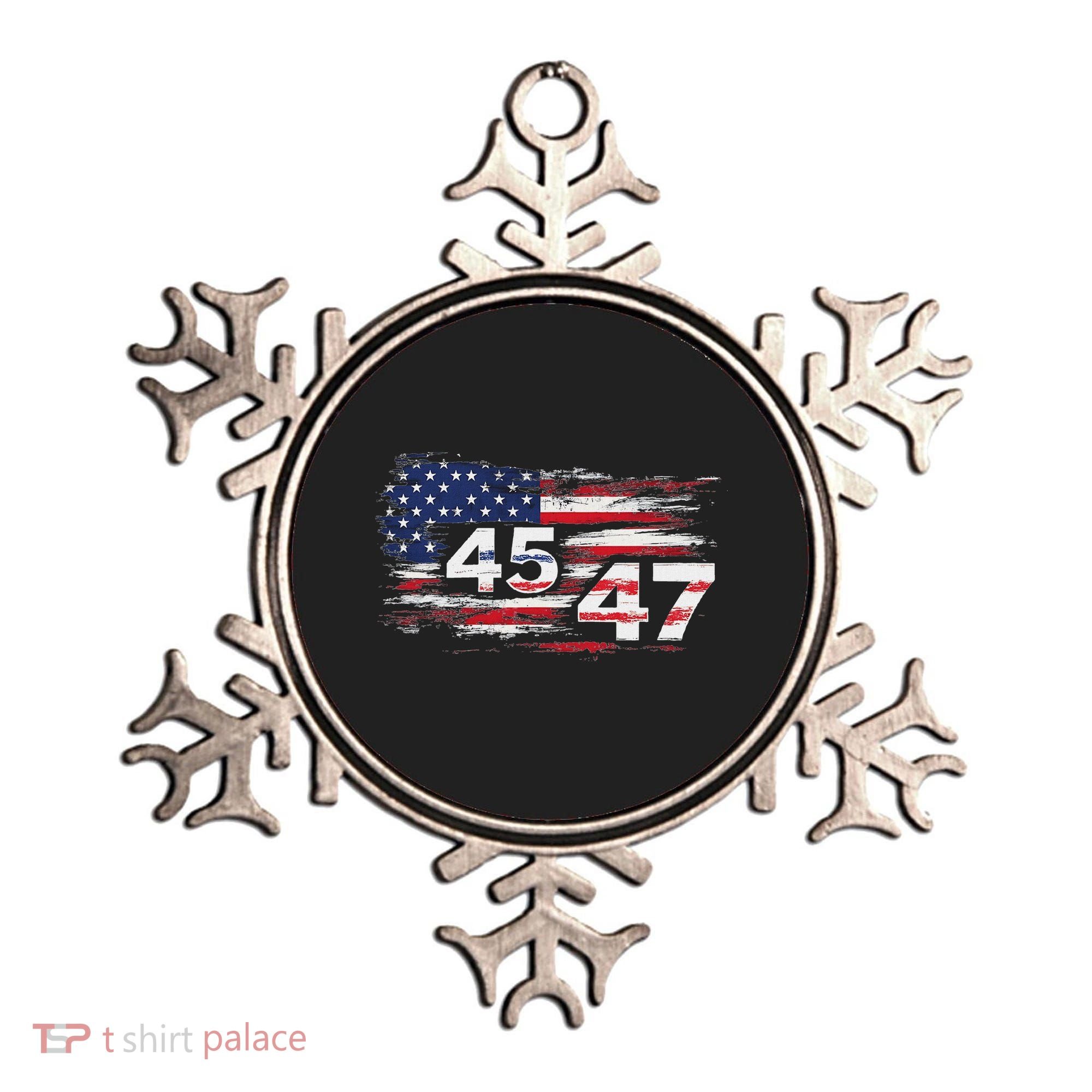 American Made Trump 45 47 Ornament