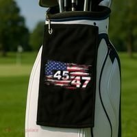 American Made Trump 45 47 Golf Towel thumb 2