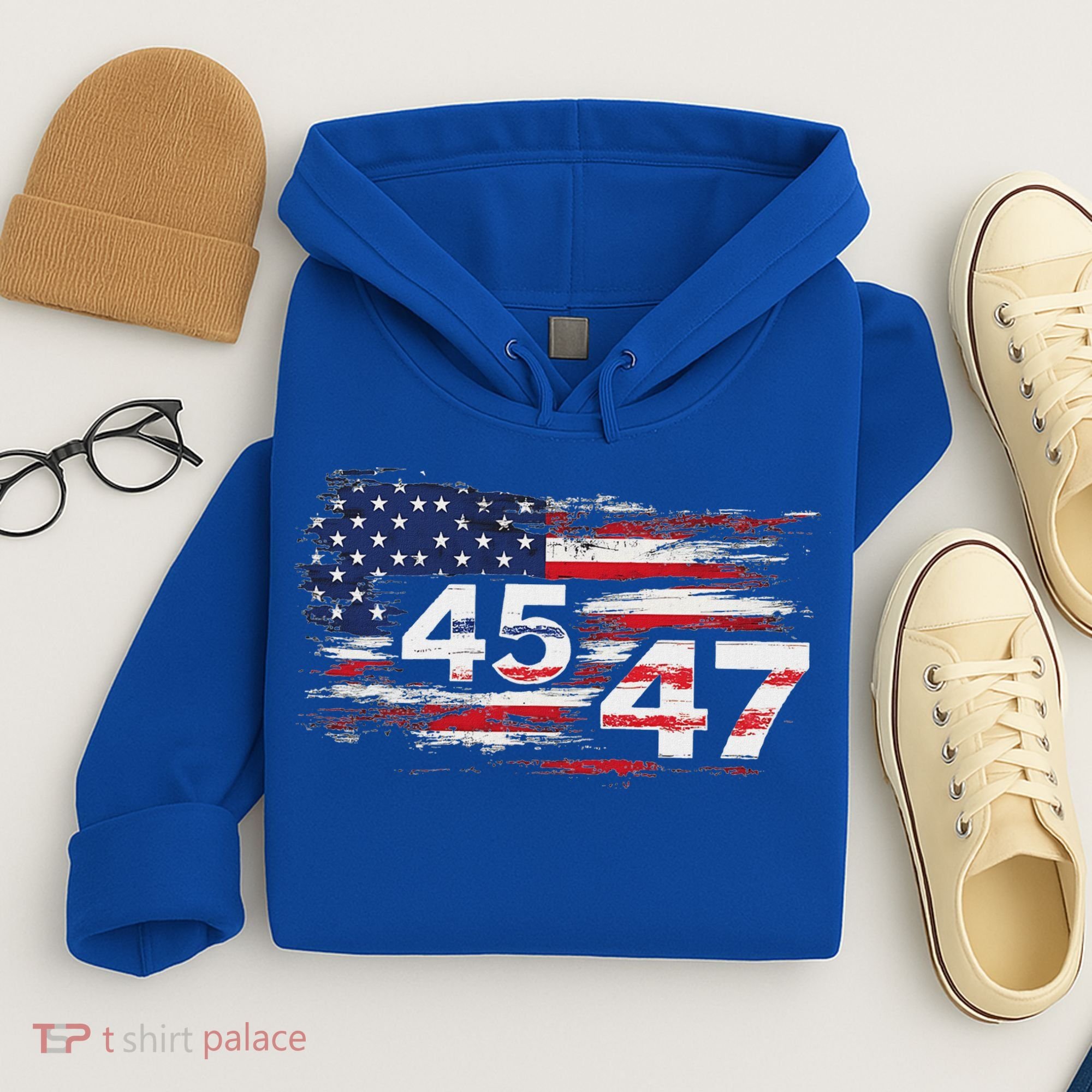 American Made Trump 45 47 Hoodie