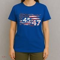 American Made Trump 45 47 T-Shirt thumb 4