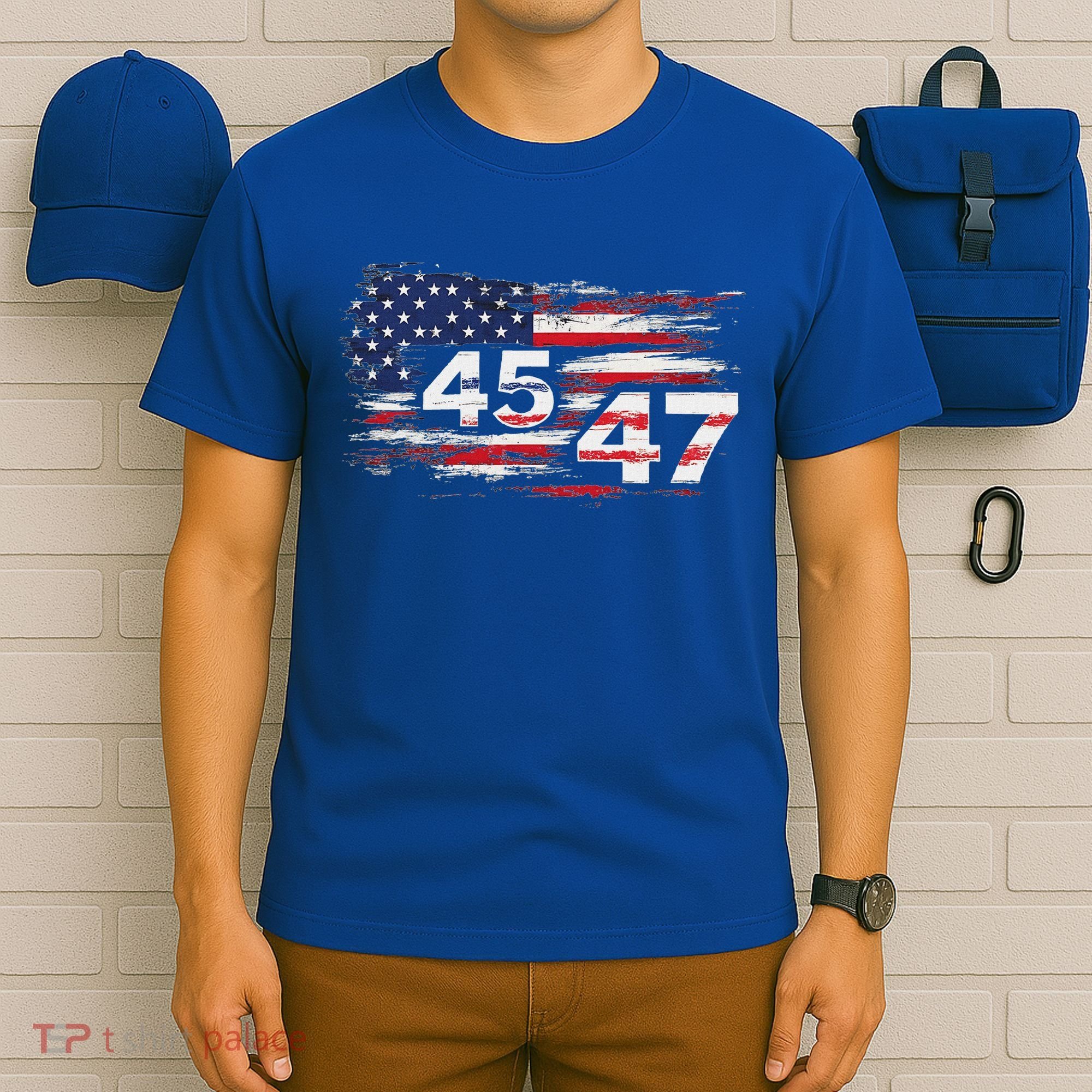 American Made Trump 45 47 T-Shirt