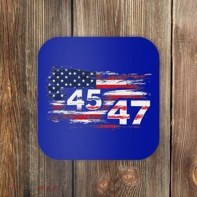 American Made Trump 45 47 Coaster