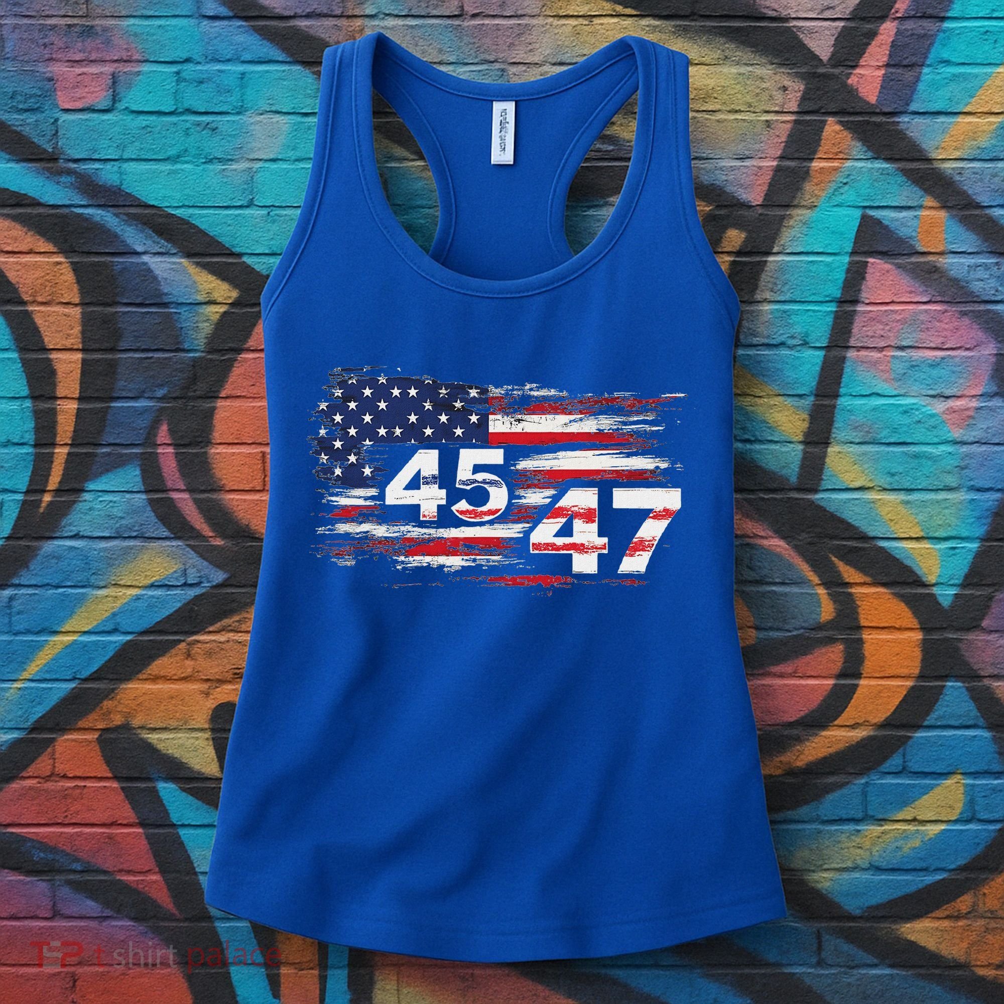 American Made Trump 45 47 Women's Tank Top