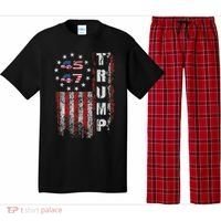 American Made Trump Merchandise Flag Trump 45 47 Pajama Set thumb 0