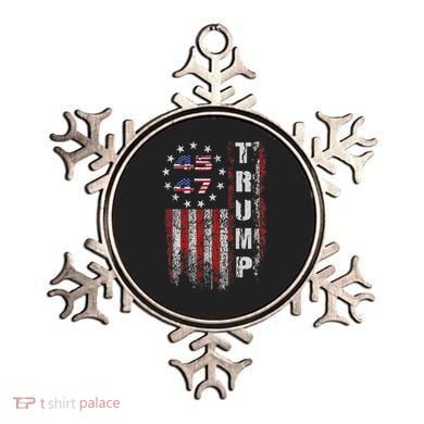 American Made Trump Merchandise Flag Trump 45 47 Ornament