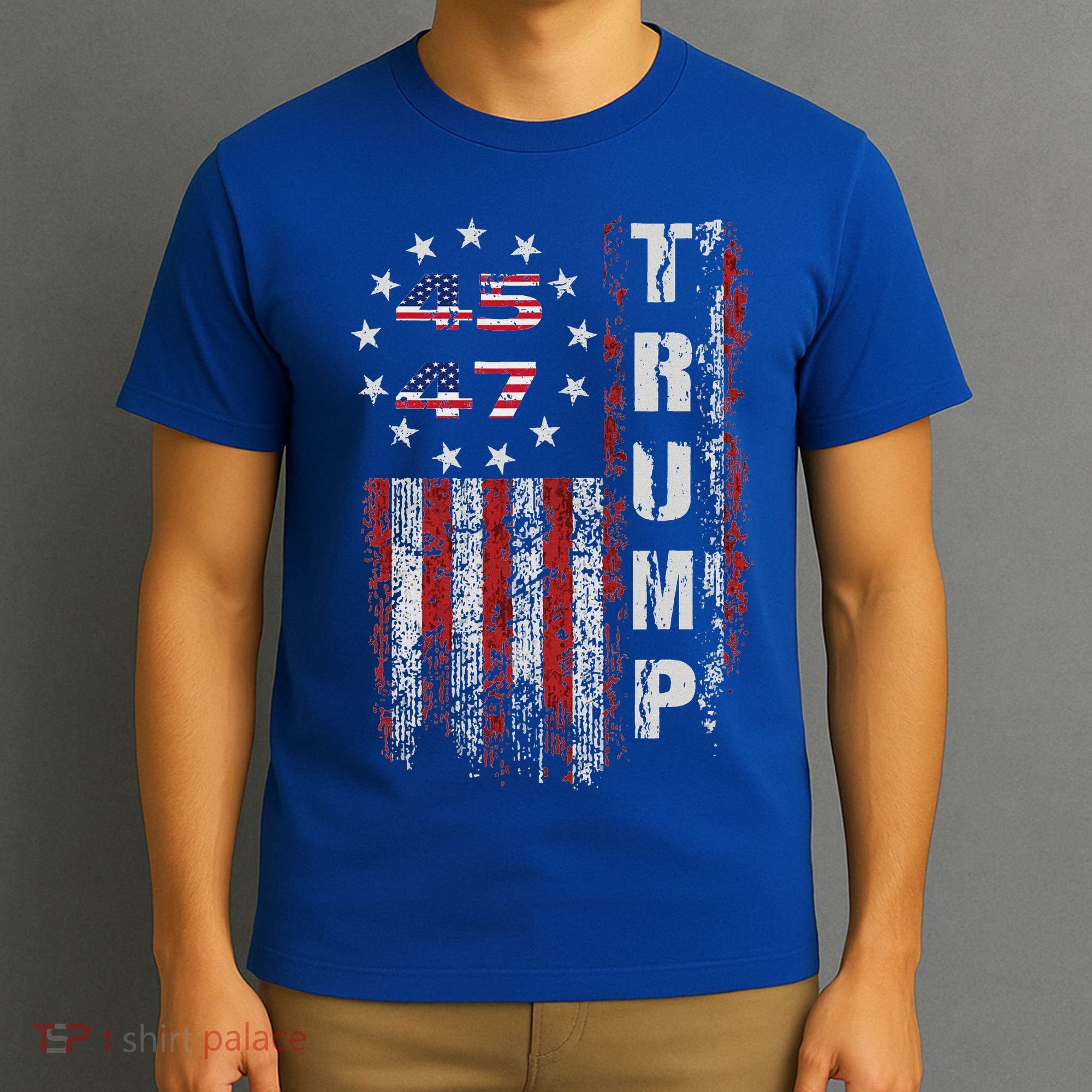 American Made Trump Merchandise Flag Trump 45 47 T-Shirt