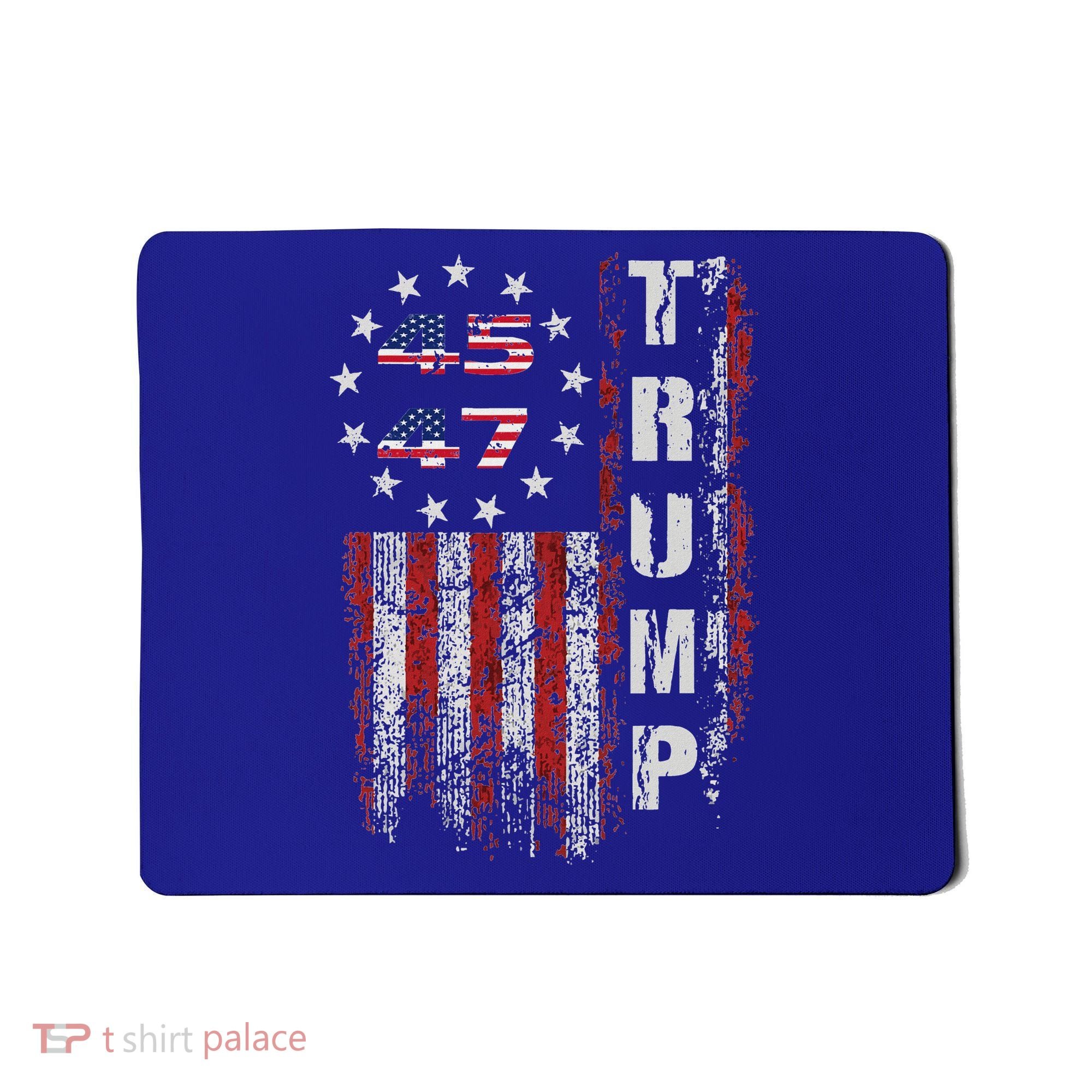 American Made Trump Merchandise Flag Trump 45 47 Mousepad