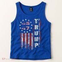 American Made Trump Merchandise Flag Trump 45 47 Tank Top thumb 2