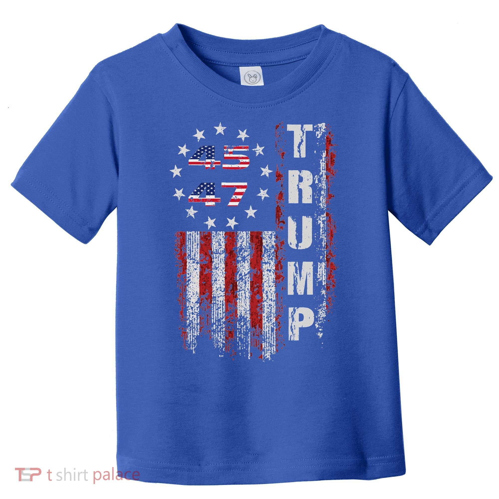 American Made Trump Merchandise Flag Trump 45 47 Toddler T-Shirt