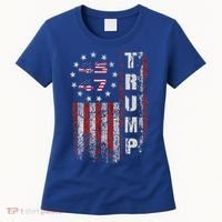American Made Trump Merchandise Flag Trump 45 47 Women's T-Shirt thumb 0