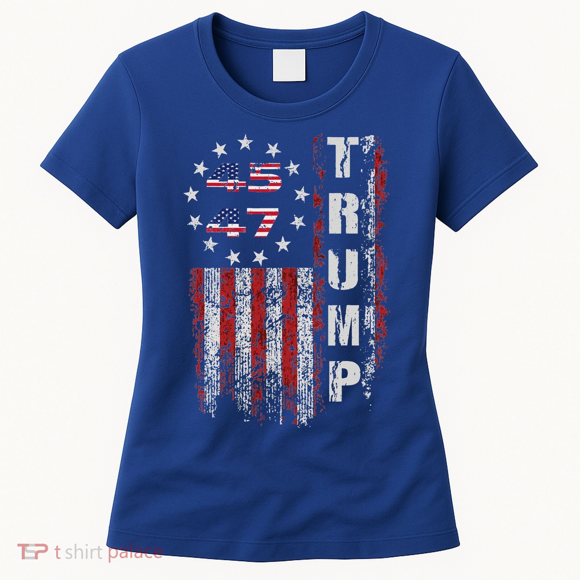 American Made Trump Merchandise Flag Trump 45 47 Women's T-Shirt