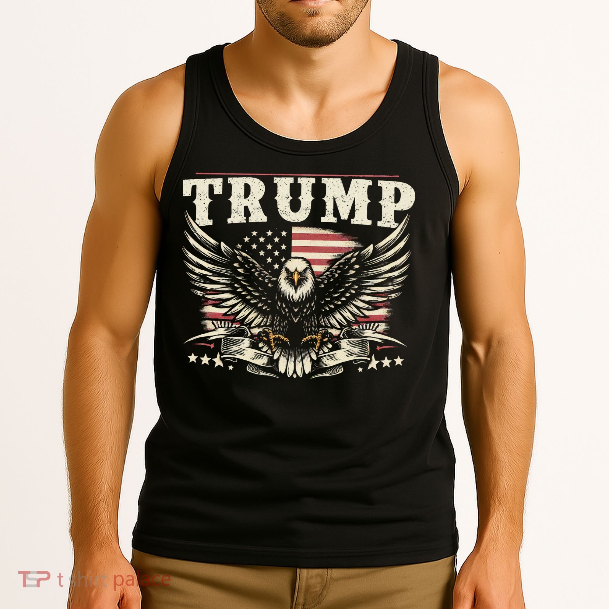American Made Trump Merchandise Tank Top