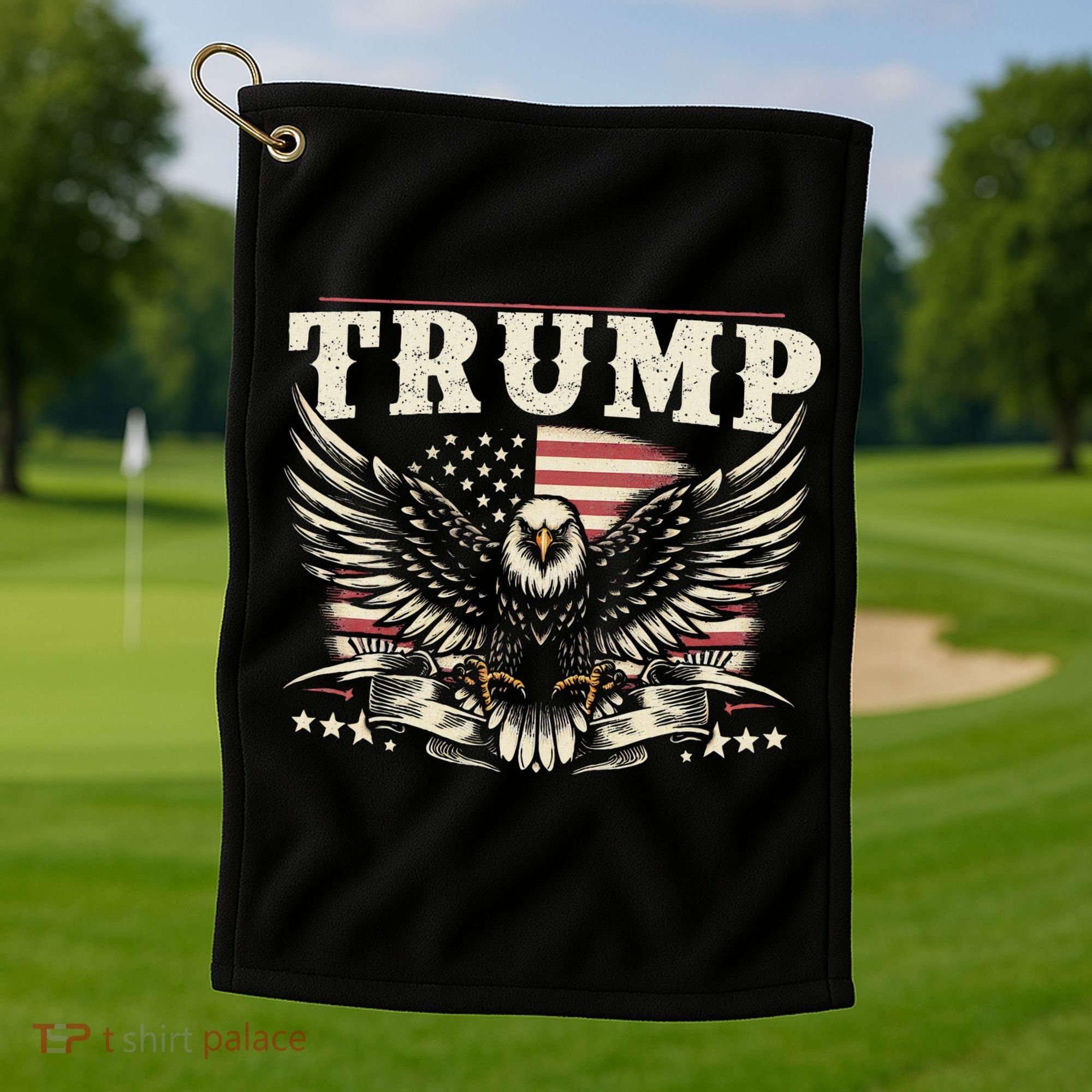 American Made Trump Merchandise Golf Towel