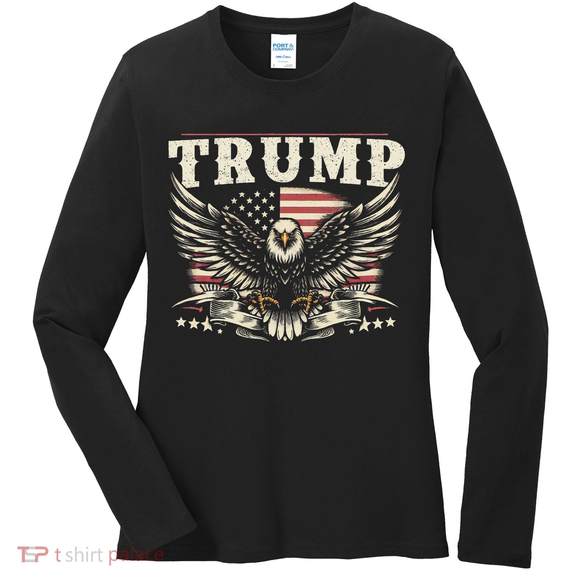 American Made Trump Merchandise Women's Long Sleeve Shirt
