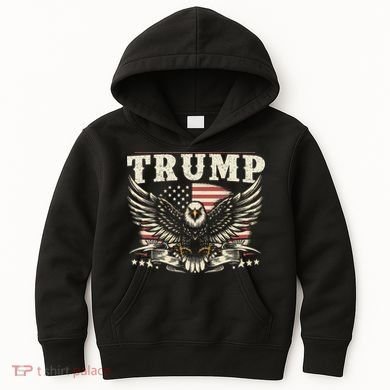 American Made Trump Merchandise Kids Hoodie