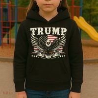 American Made Trump Merchandise Kids Hoodie thumb 3