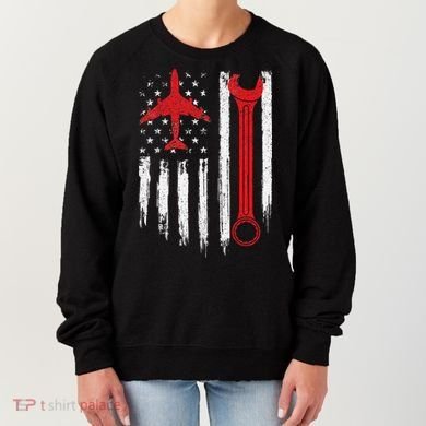 Airplane Mechanic Tools Aviation Technician Plane Lover Women's Sweatshirt