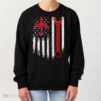 Airplane Mechanic Tools Aviation Technician Plane Lover Women's Sweatshirt thumb 0