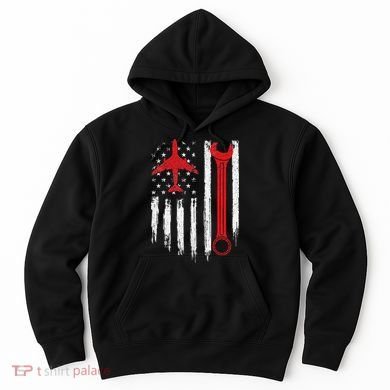 Airplane Mechanic Tools Aviation Technician Plane Lover Hoodie