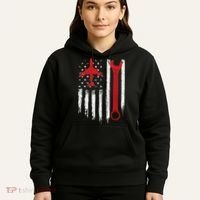 Airplane Mechanic Tools Aviation Technician Plane Lover Hoodie thumb 5