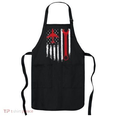 Airplane Mechanic Tools Aviation Technician Plane Lover Apron
