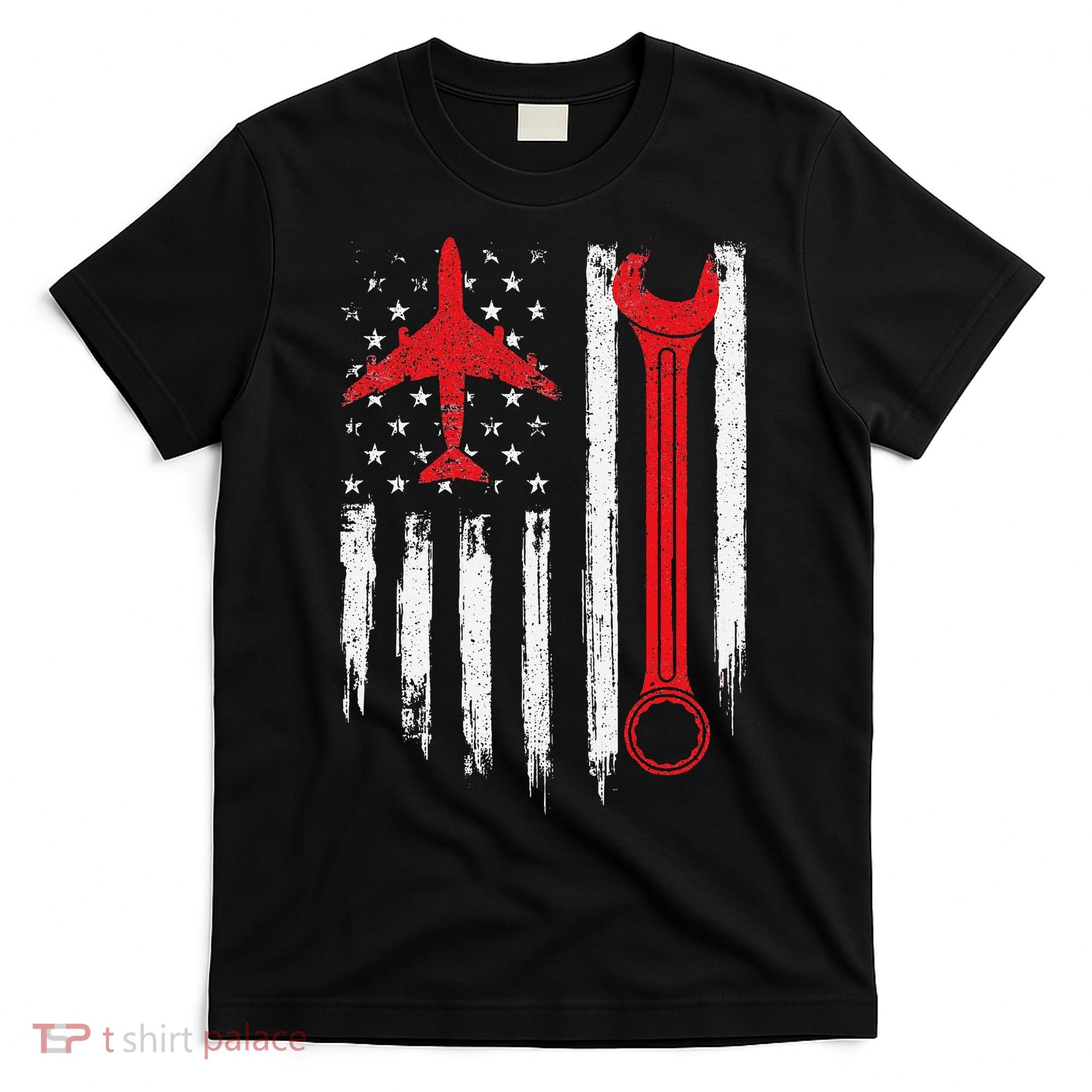 Airplane Mechanic Tools Aviation Technician Plane Lover T-Shirt