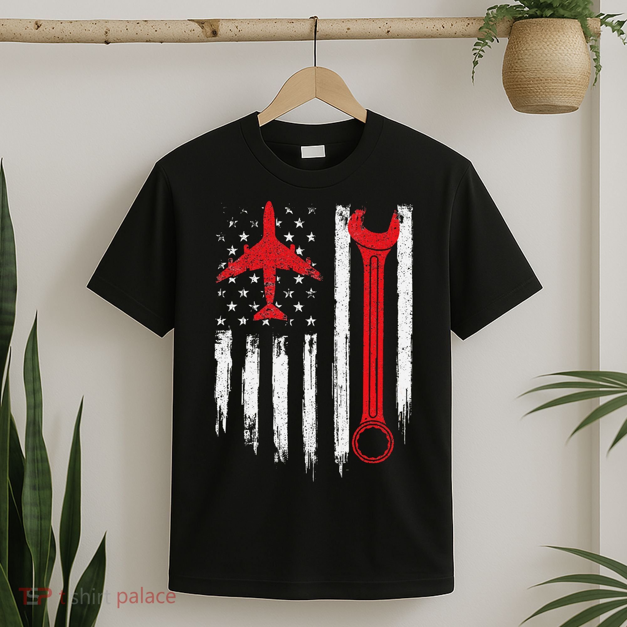 Airplane Mechanic Tools Aviation Technician Plane Lover T-Shirt