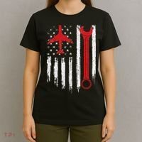 Airplane Mechanic Tools Aviation Technician Plane Lover T-Shirt thumb 4