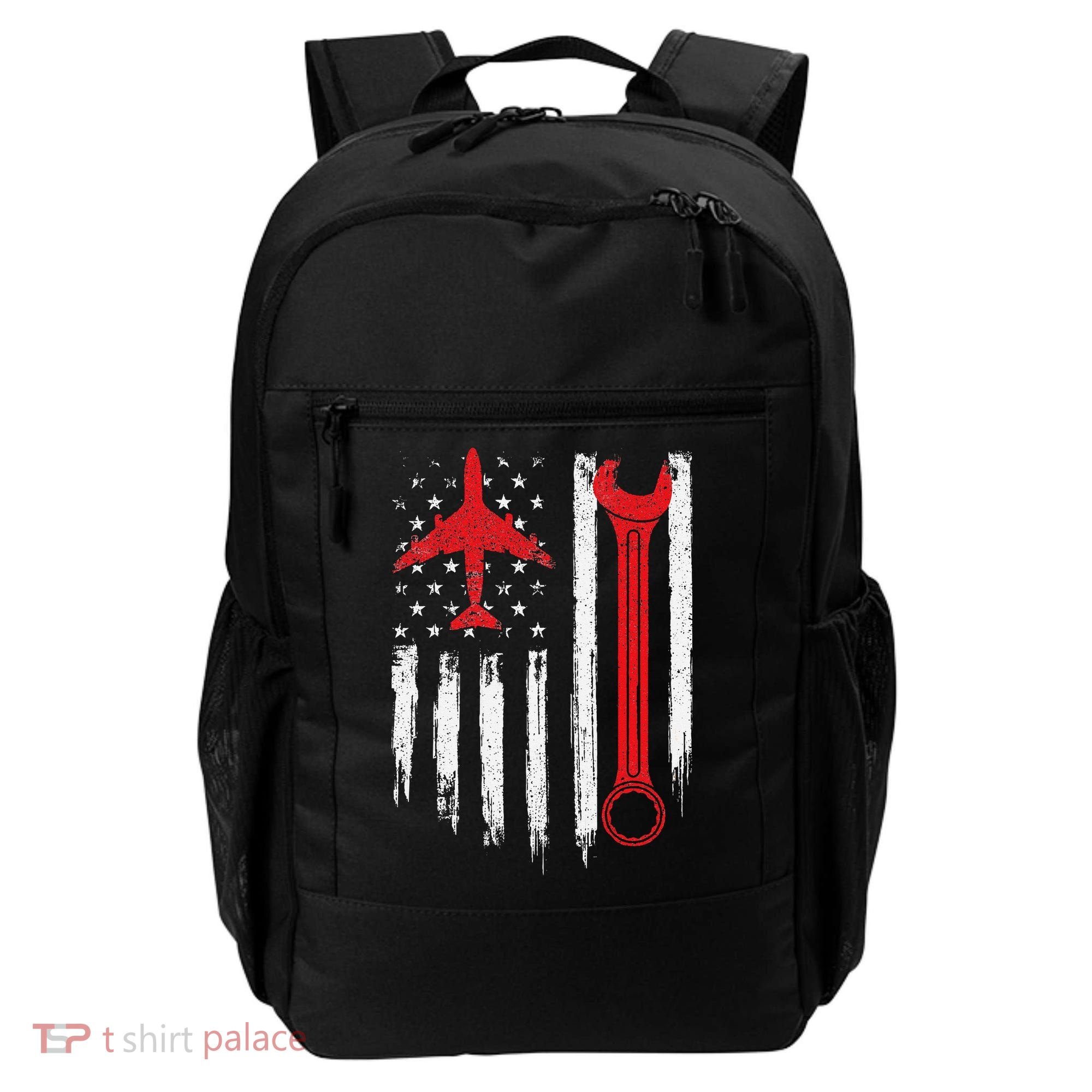 Airplane Mechanic Tools Aviation Technician Plane Lover Backpack