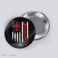 Airplane Mechanic Tools Aviation Technician Plane Lover Button thumb 0