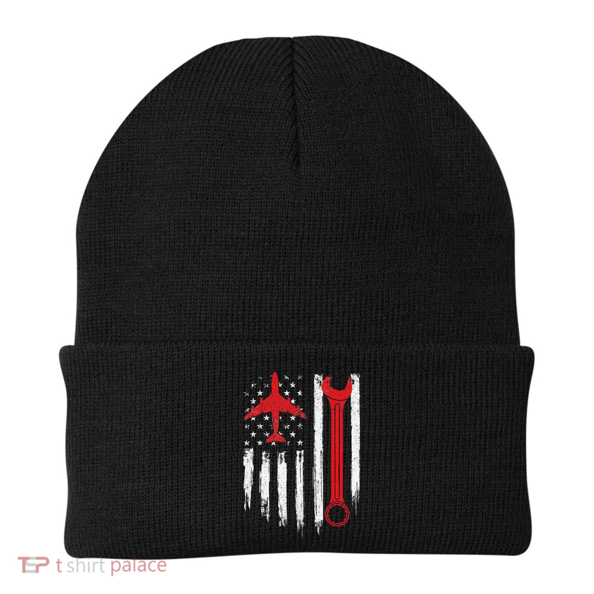 Airplane Mechanic Tools Aviation Technician Plane Lover Beanie