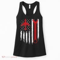 Airplane Mechanic Tools Aviation Technician Plane Lover Women's Tank Top thumb 0