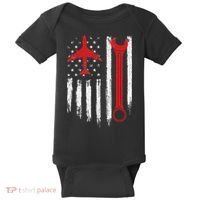 Airplane Mechanic Tools Aviation Technician Plane Lover Baby Bodysuit thumb 0