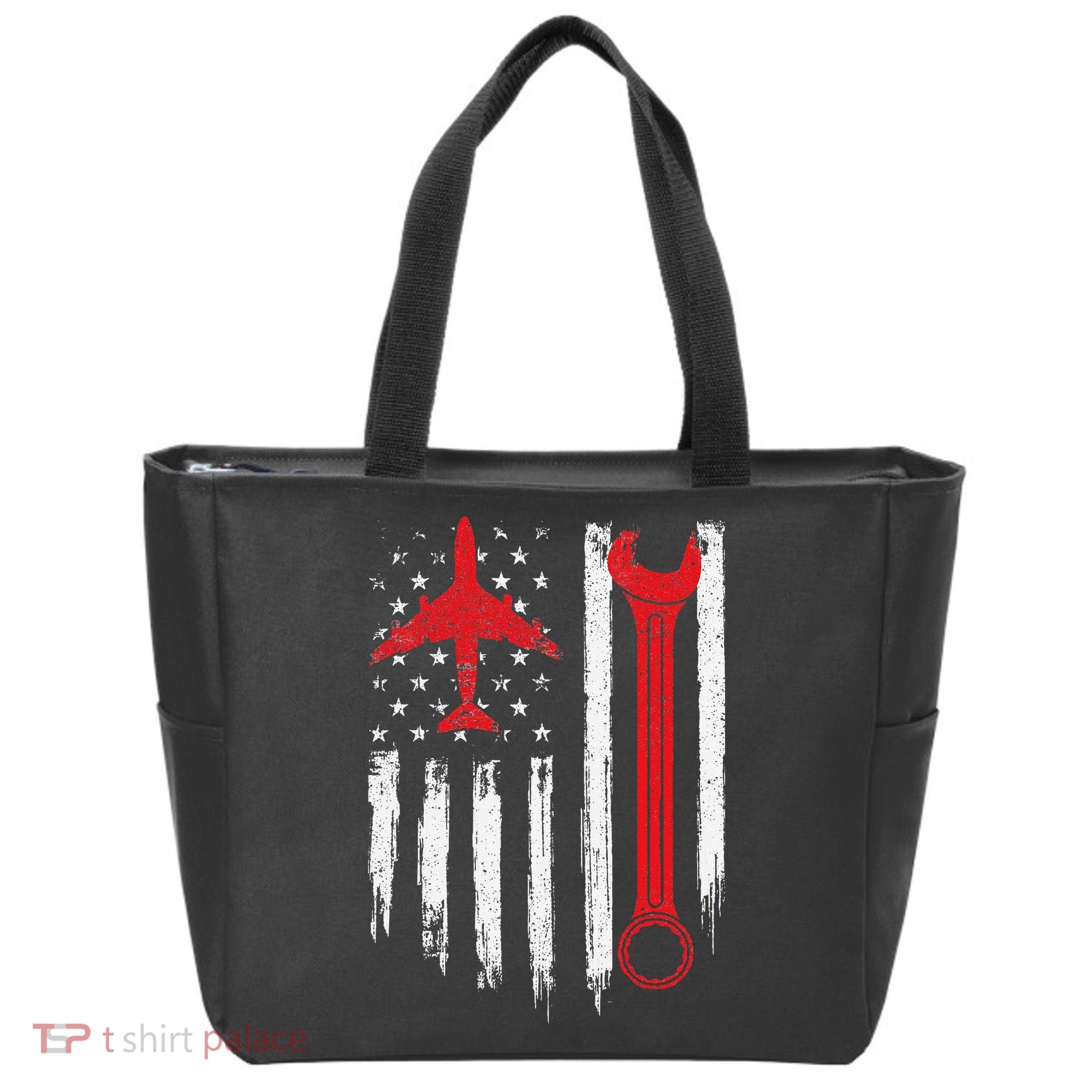 Airplane Mechanic Tools Aviation Technician Plane Lover Tote Bag