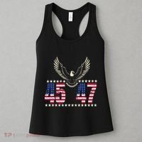 American Made Trump Merchandise Trump 45 47 Trump 2025 Women's Tank Top thumb 3