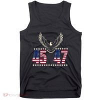 American Made Trump Merchandise Trump 45 47 Trump 2025 Tank Top thumb 0