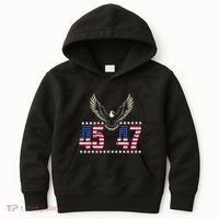 American Made Trump Merchandise Trump 45 47 Trump 2025 Kids Hoodie thumb 0