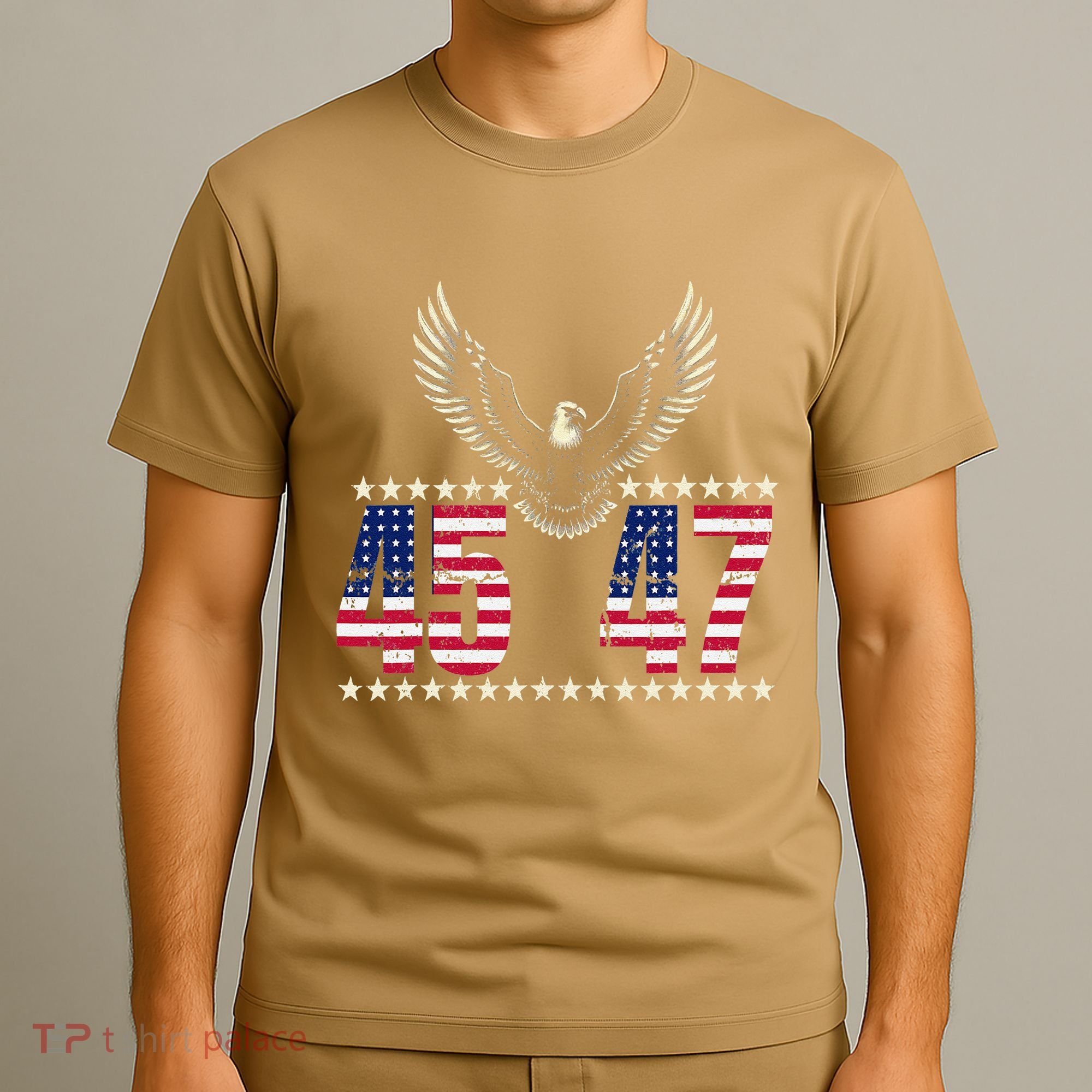 American Made Trump Merchandise Trump 45 47 Trump 2025 T-Shirt