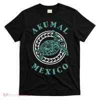 Akumal Mexico Tribal Tattoo Sea Turtle T-Shirt thumb 0
