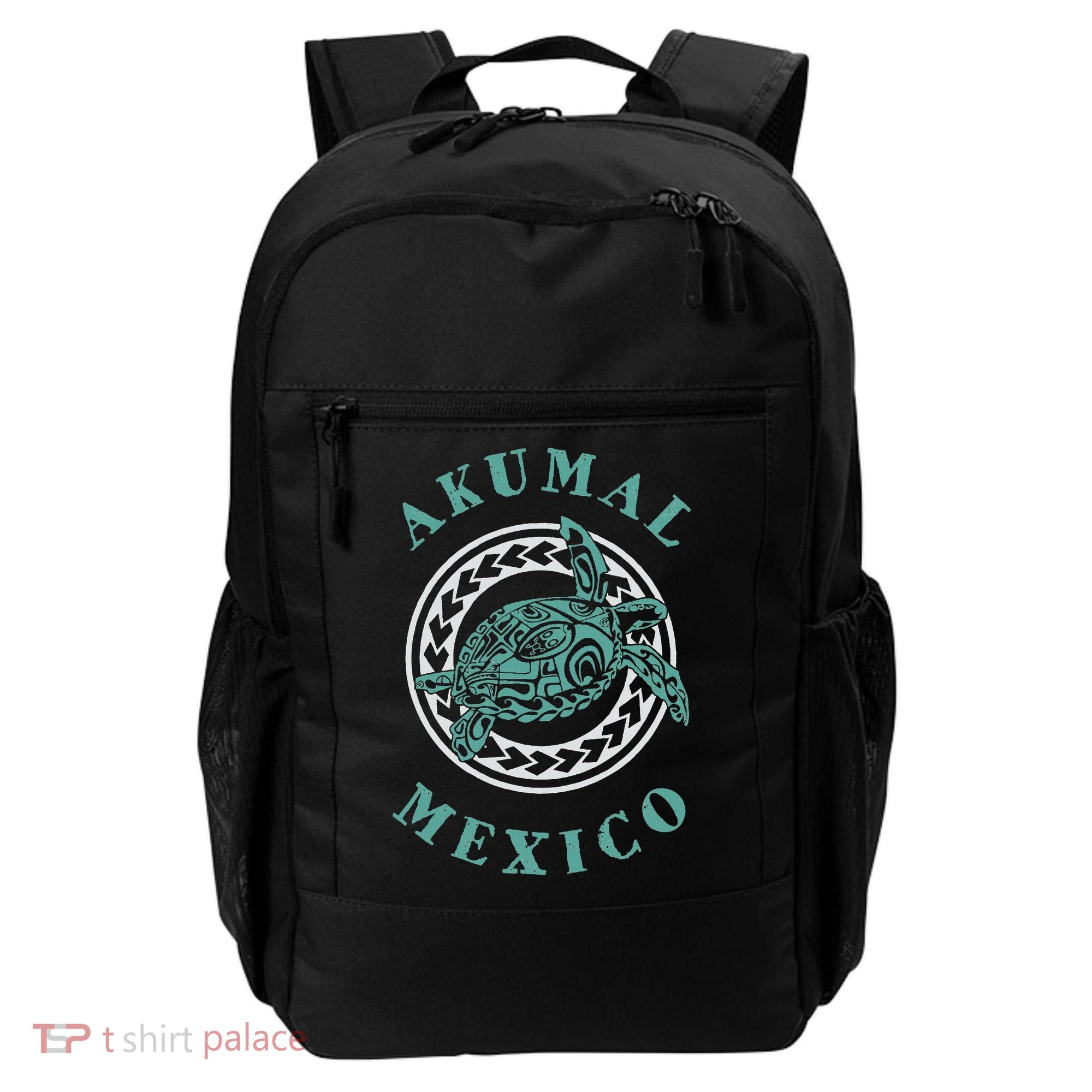 Akumal Mexico Tribal Tattoo Sea Turtle Backpack