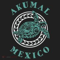 Akumal Mexico Tribal Tattoo Sea Turtle Beanie thumb 2