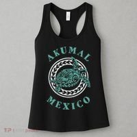 Akumal Mexico Tribal Tattoo Sea Turtle Women's Tank Top thumb 3