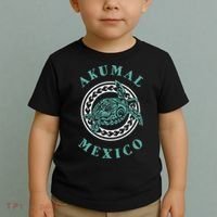 Akumal Mexico Tribal Tattoo Sea Turtle Toddler T-Shirt thumb 2