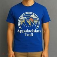 Appalachian Mountains Trail Vintage Hiking Camp Retro Gift T-Shirt thumb 3
