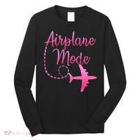 Airplane Mode Traveling Vacation For Womens Long Sleeve Shirt thumb 0
