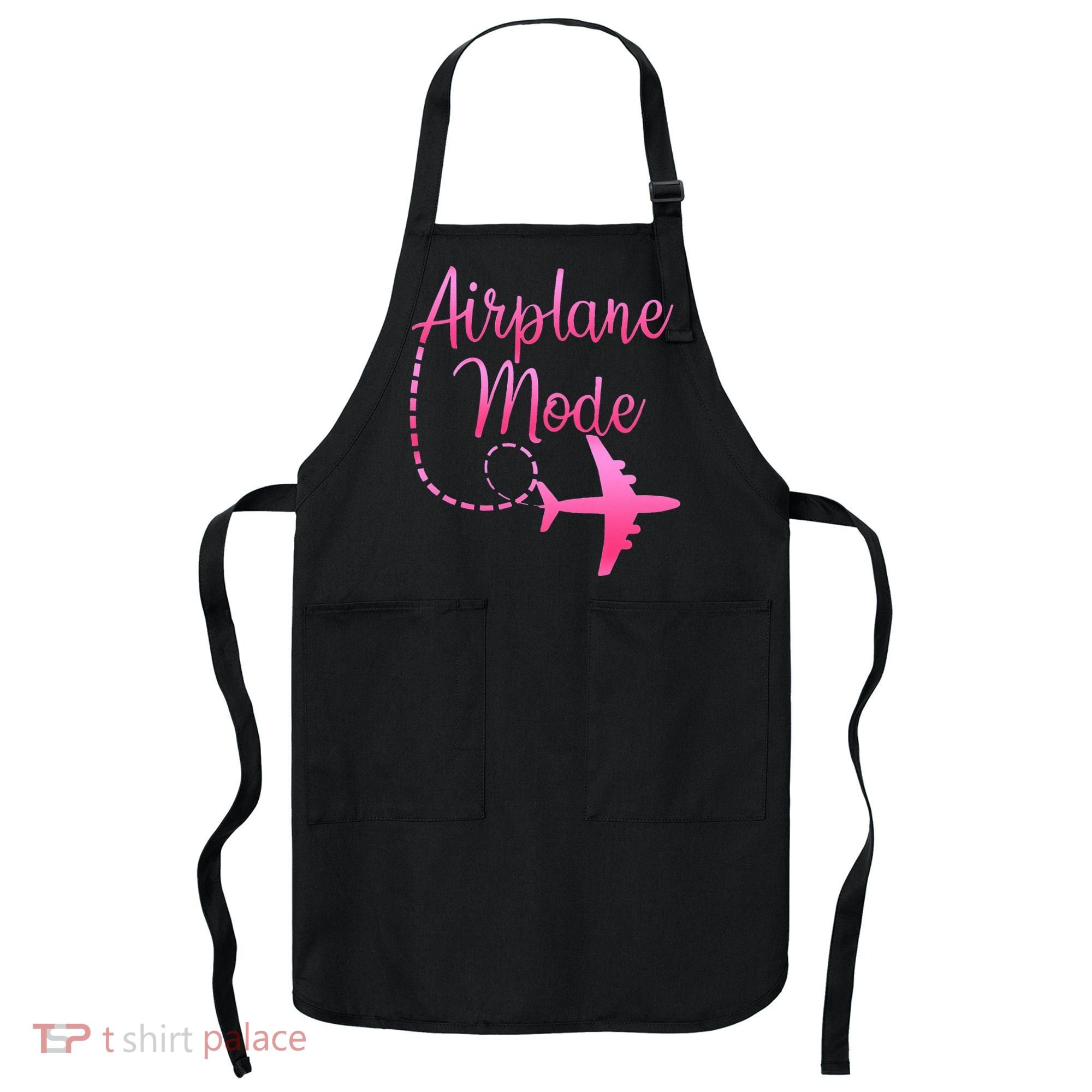 Airplane Mode Traveling Vacation For Womens Apron