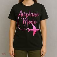 Airplane Mode Traveling Vacation For Womens T-Shirt thumb 4