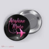 Airplane Mode Traveling Vacation For Womens Button thumb 0